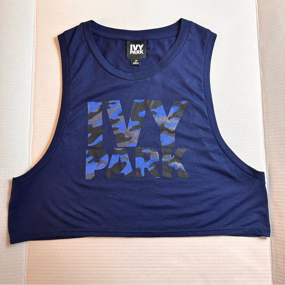 Ivy Park Cropped Muscle Tank Top – Size M